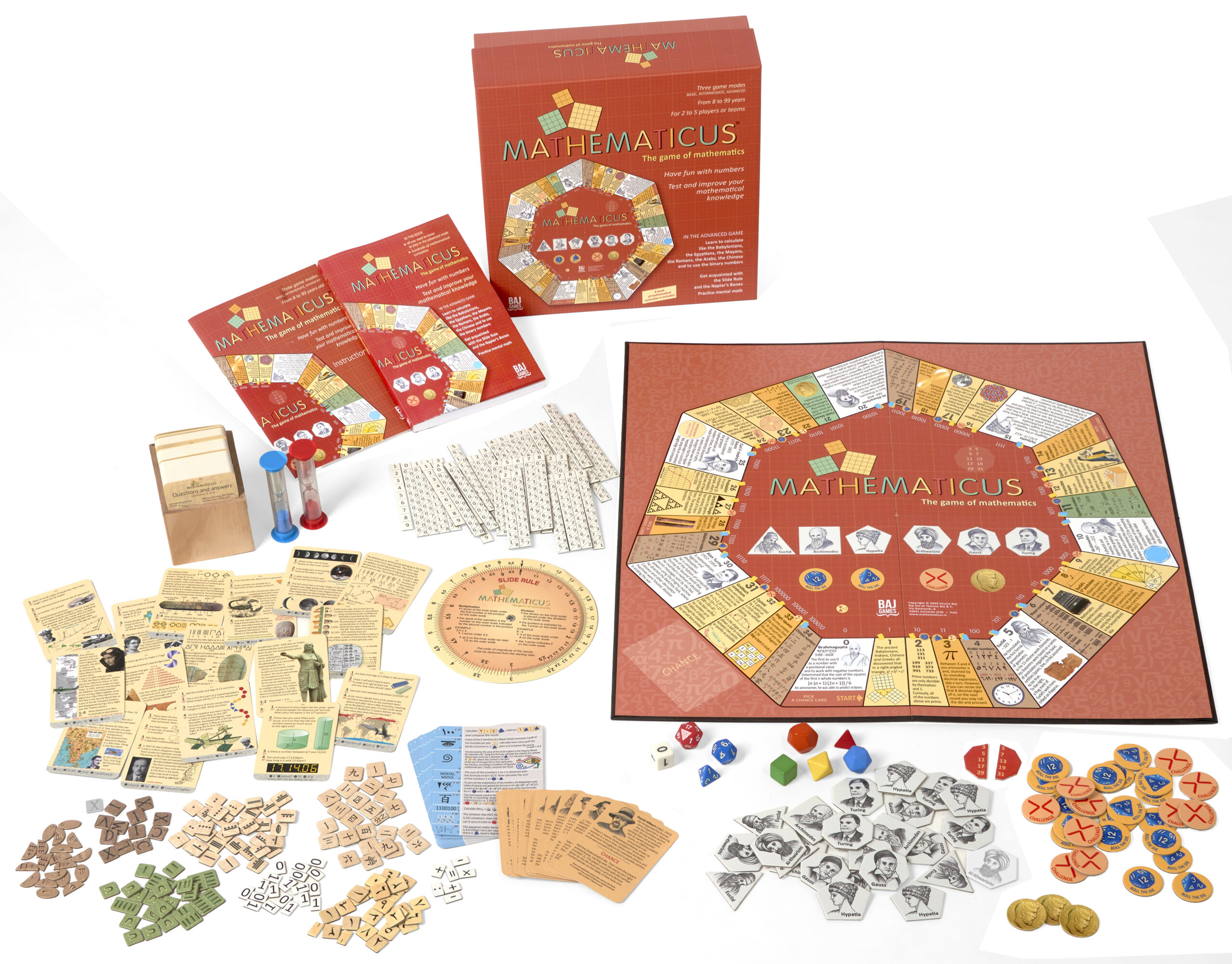 Mathematicus – Components_1 Gioco da tavolo Mathematicus
