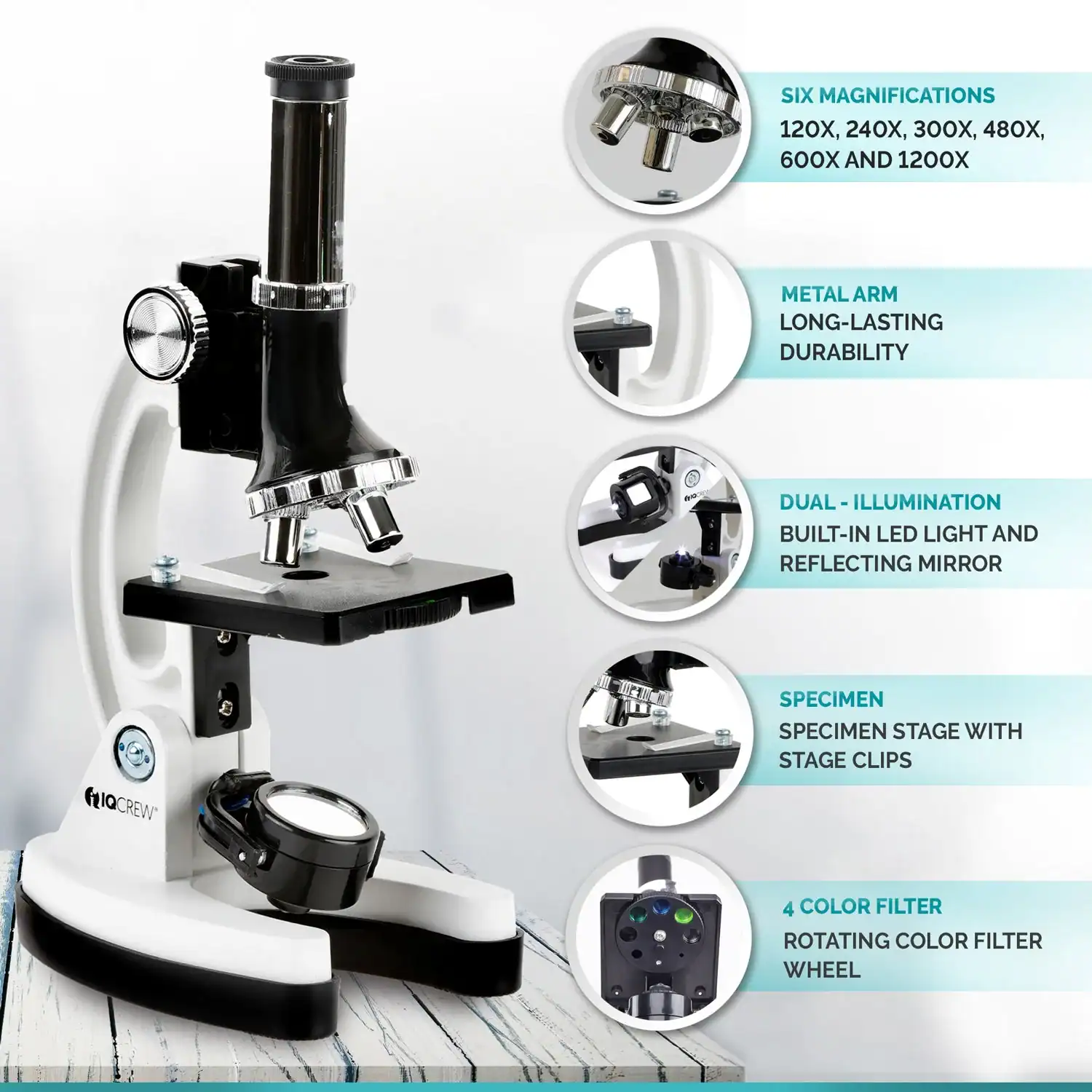 AmScope - Kit di microscopi STEM per bambini - immagine 2