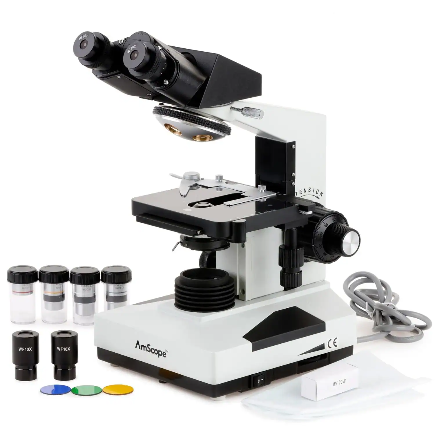 AmScope - Microscopio binoculare composto professionale - Image 6