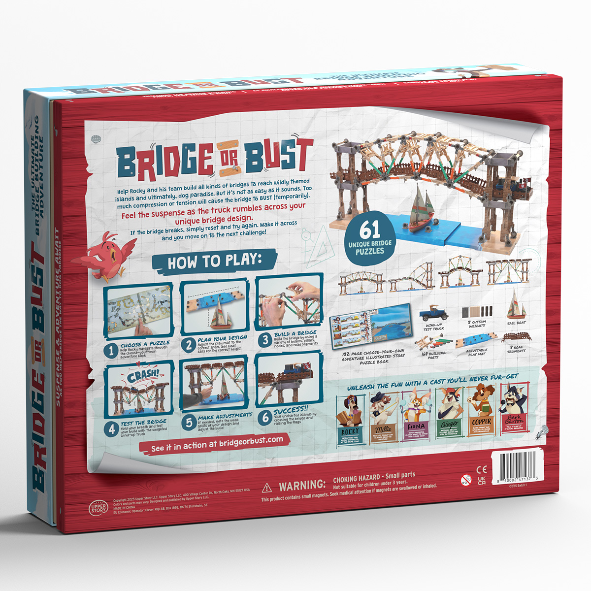 Bridge and Bust - back pack