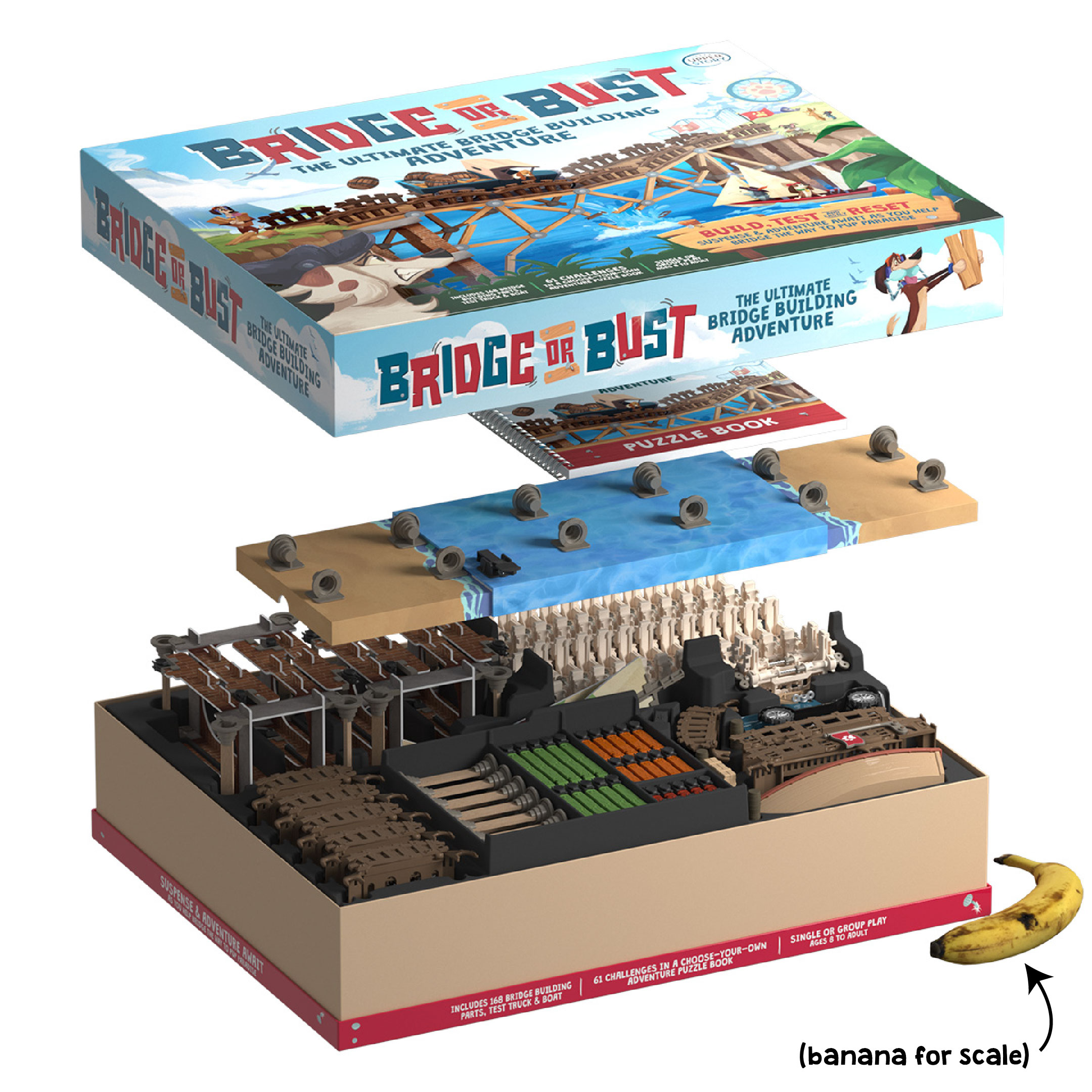 Bridge and bust - complete pack - banana scale