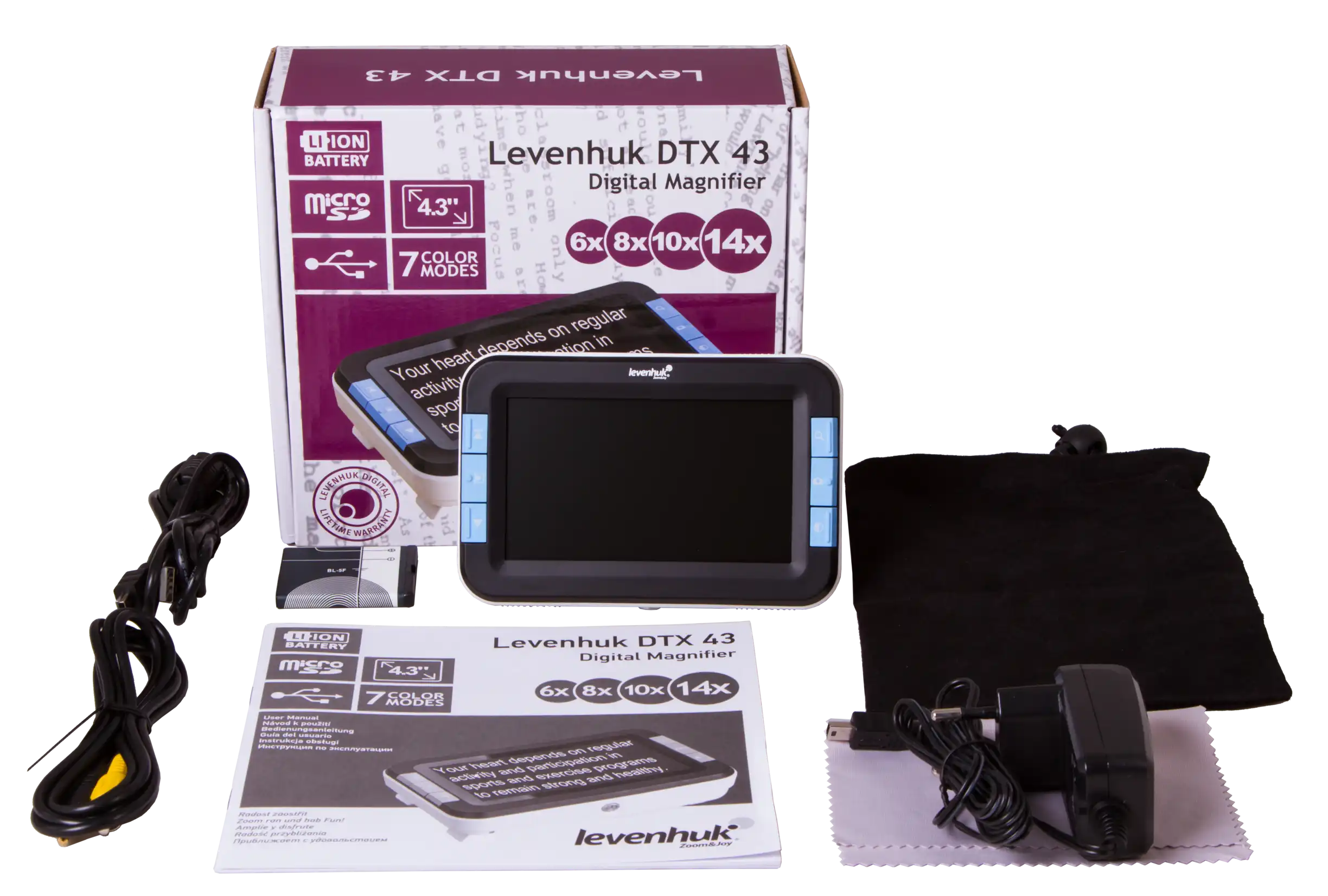 Lente d’ingrandimento digitale Levenhuk DTX 43 LCD - immagine 8